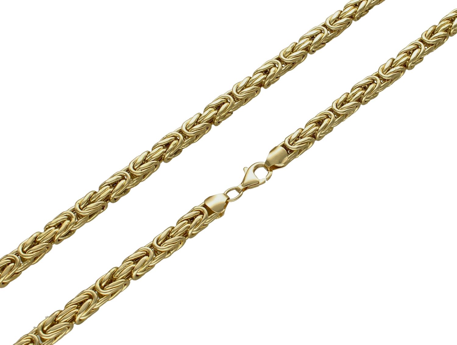 Złoty łańcuszek 585 królewski splot LA 81B 6mm. Złoty łańcuszek damski, męski. Złoty łańcuszek o królewskim splocie. Złoty łańcuszek bizantina. Złoty łańcuszek gruby. Złoty łańcuszek idealny na prezent. Złoty (1).jpg